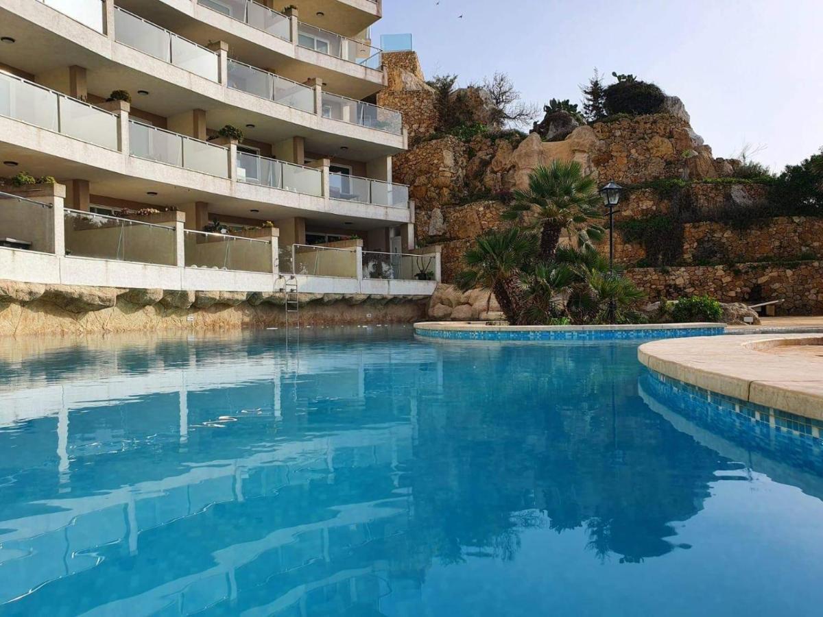 Sunset Holiday Apartment With Communal Pool + Views Ghajn Melel Exterior foto